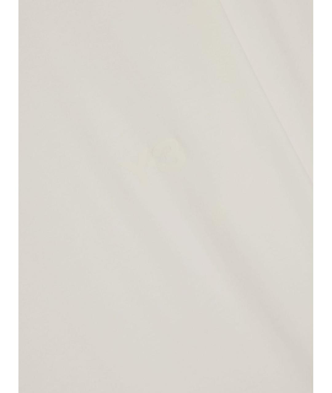 Y-3 Белая хлопковая футболка, фото 2