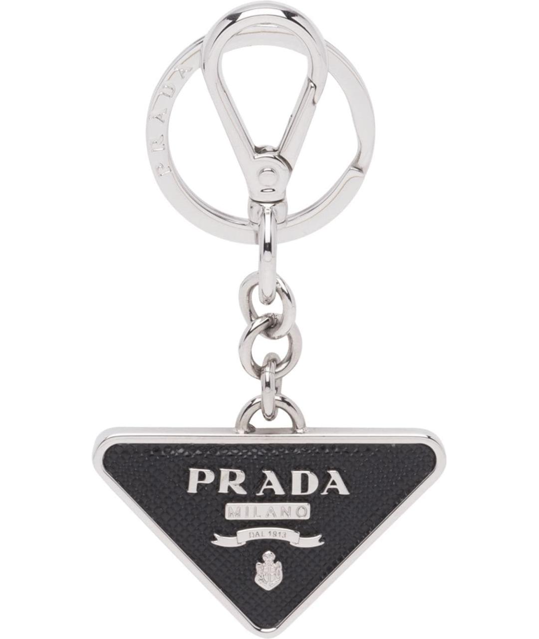 PRADA Черный брелок, фото 1