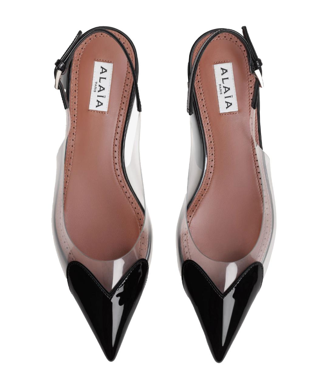 ALAIA Черные резиновые балетки, фото 3