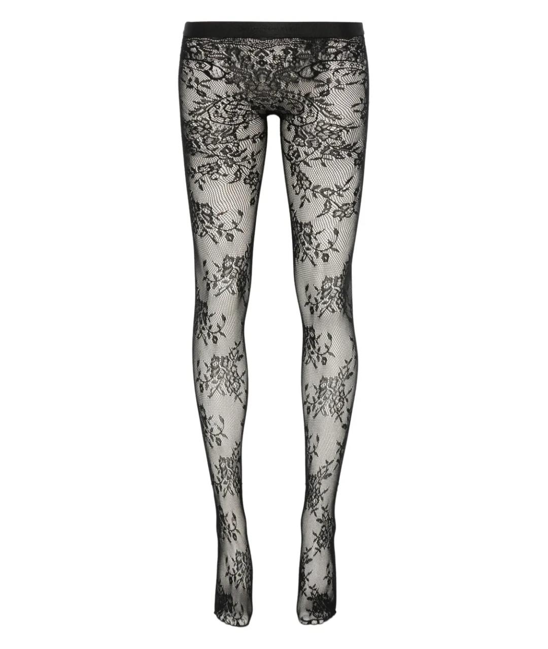 ALEXANDER MCQUEEN Черные носки, чулки и колготы, фото 1