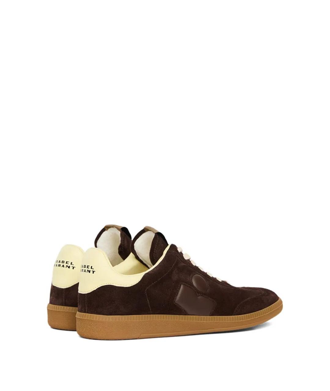 ISABEL MARANT Коричневые замшевые кеды, фото 3