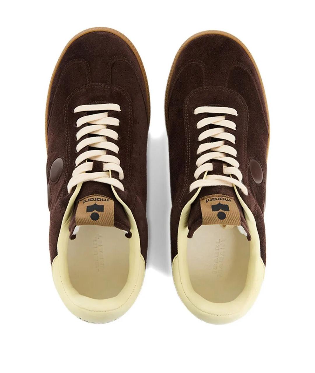 ISABEL MARANT Коричневые замшевые кеды, фото 4