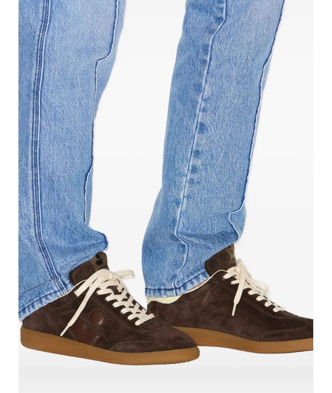 ISABEL MARANT Коричневые замшевые кеды, фото 5