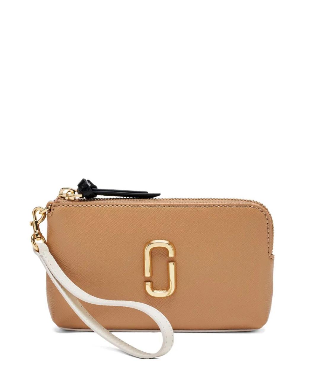 MARC JACOBS Бежевый кожаный кошелек, фото 1