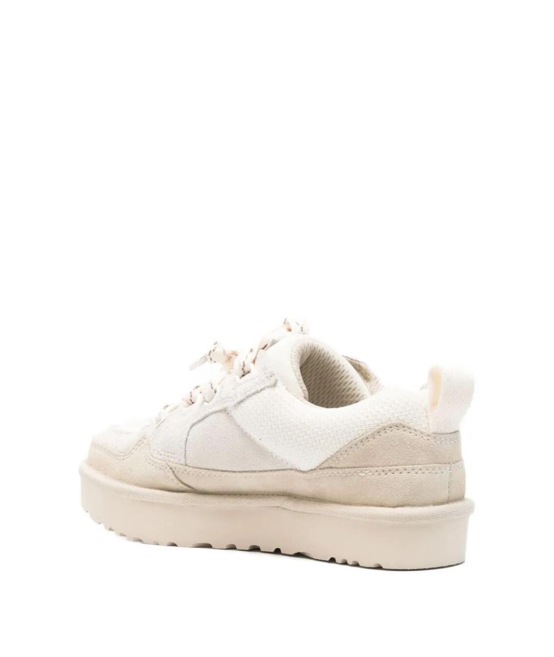 UGG AUSTRALIA Белые нубуковые кеды, фото 3