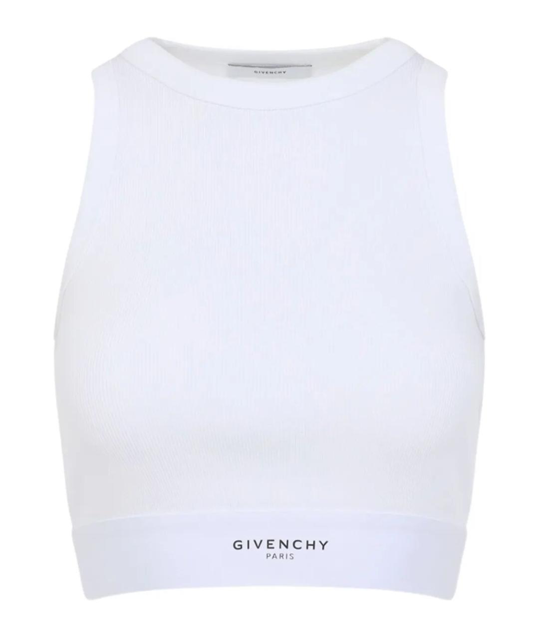 GIVENCHY Белая хлопковая майка, фото 1