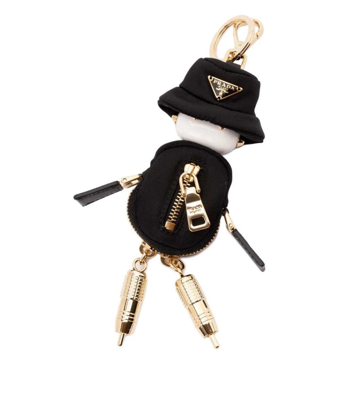 PRADA Черный брелок, фото 1