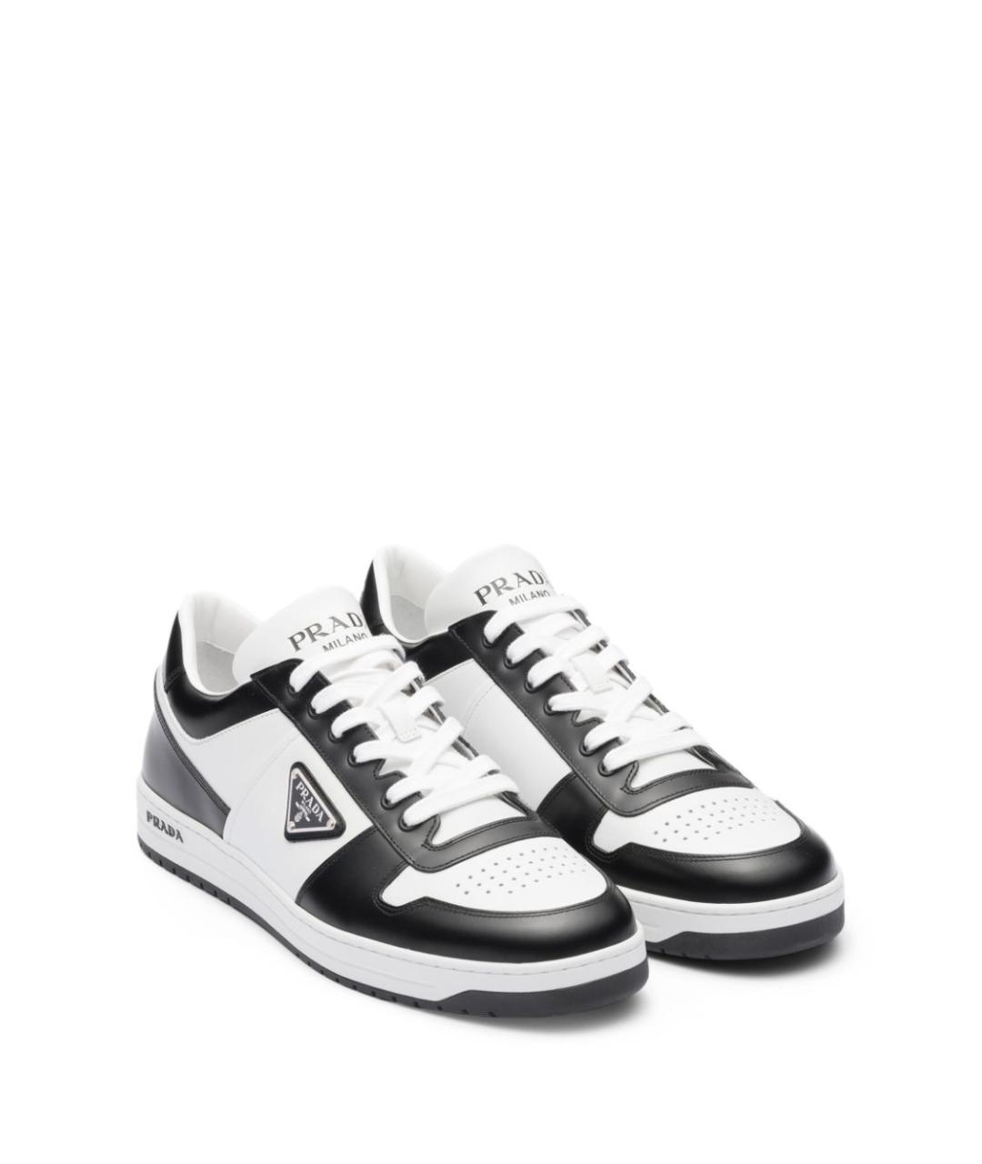 PRADA Мульти кожаные низкие кроссовки / кеды, фото 2