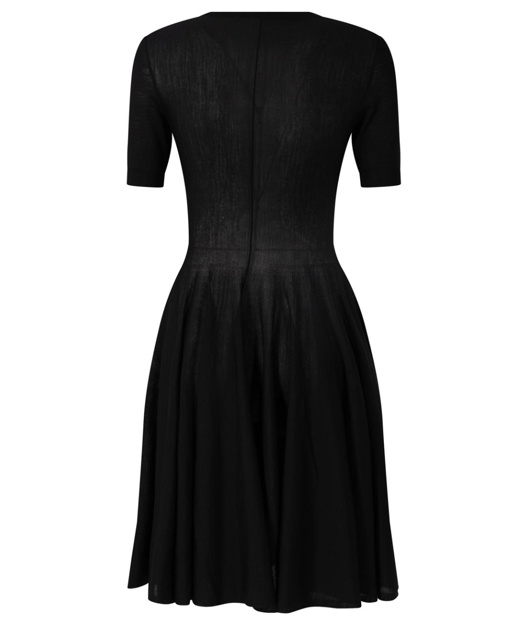 ALAIA Черное шерстяное повседневное платье, фото 2