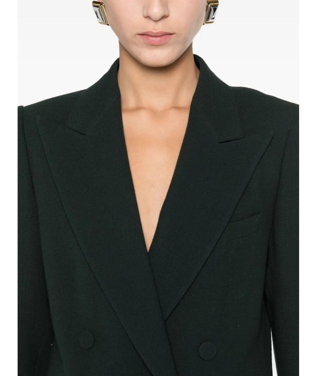 DRIES VAN NOTEN Зеленый шерстяной жакет/пиджак, фото 4