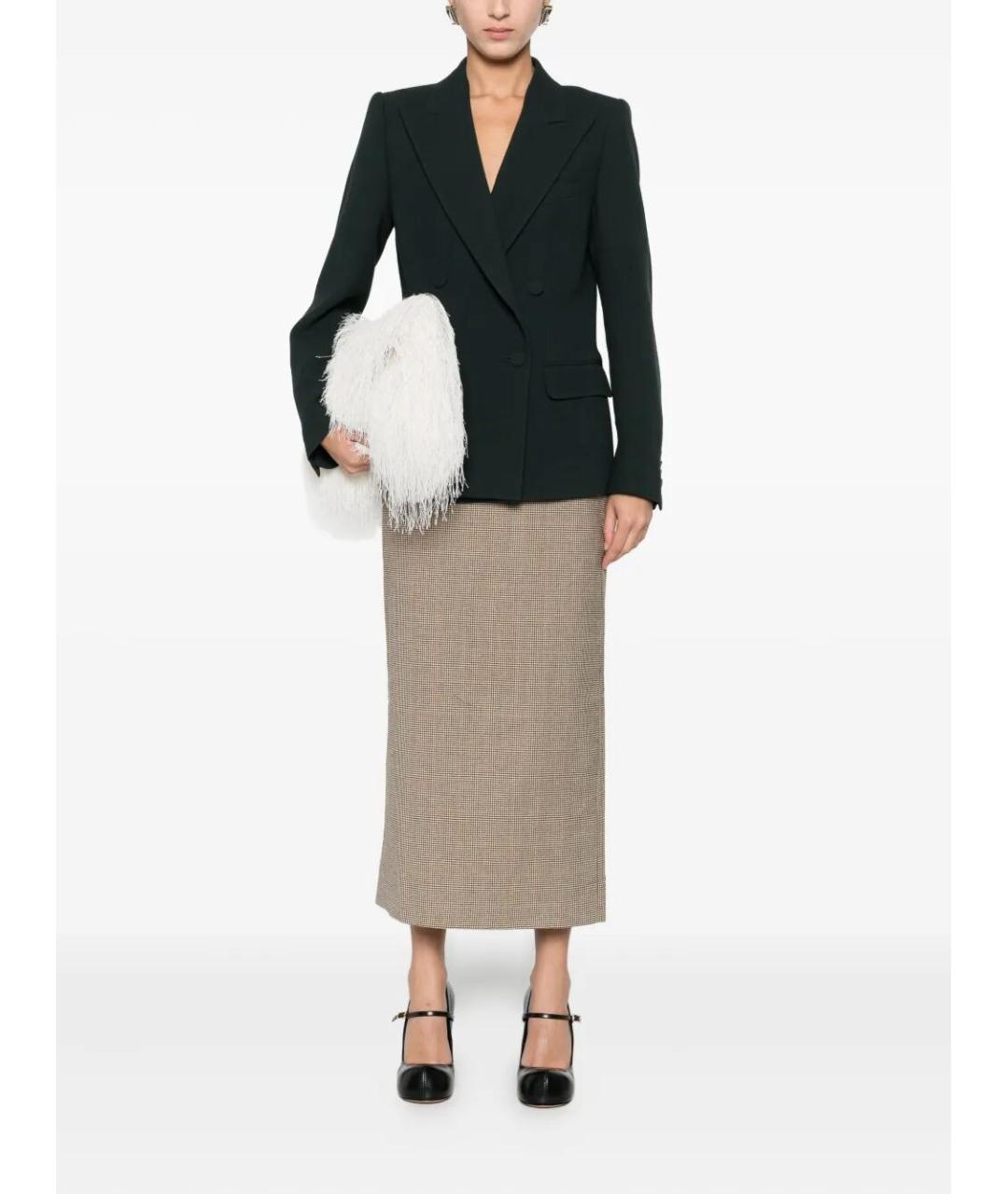 DRIES VAN NOTEN Зеленый шерстяной жакет/пиджак, фото 5