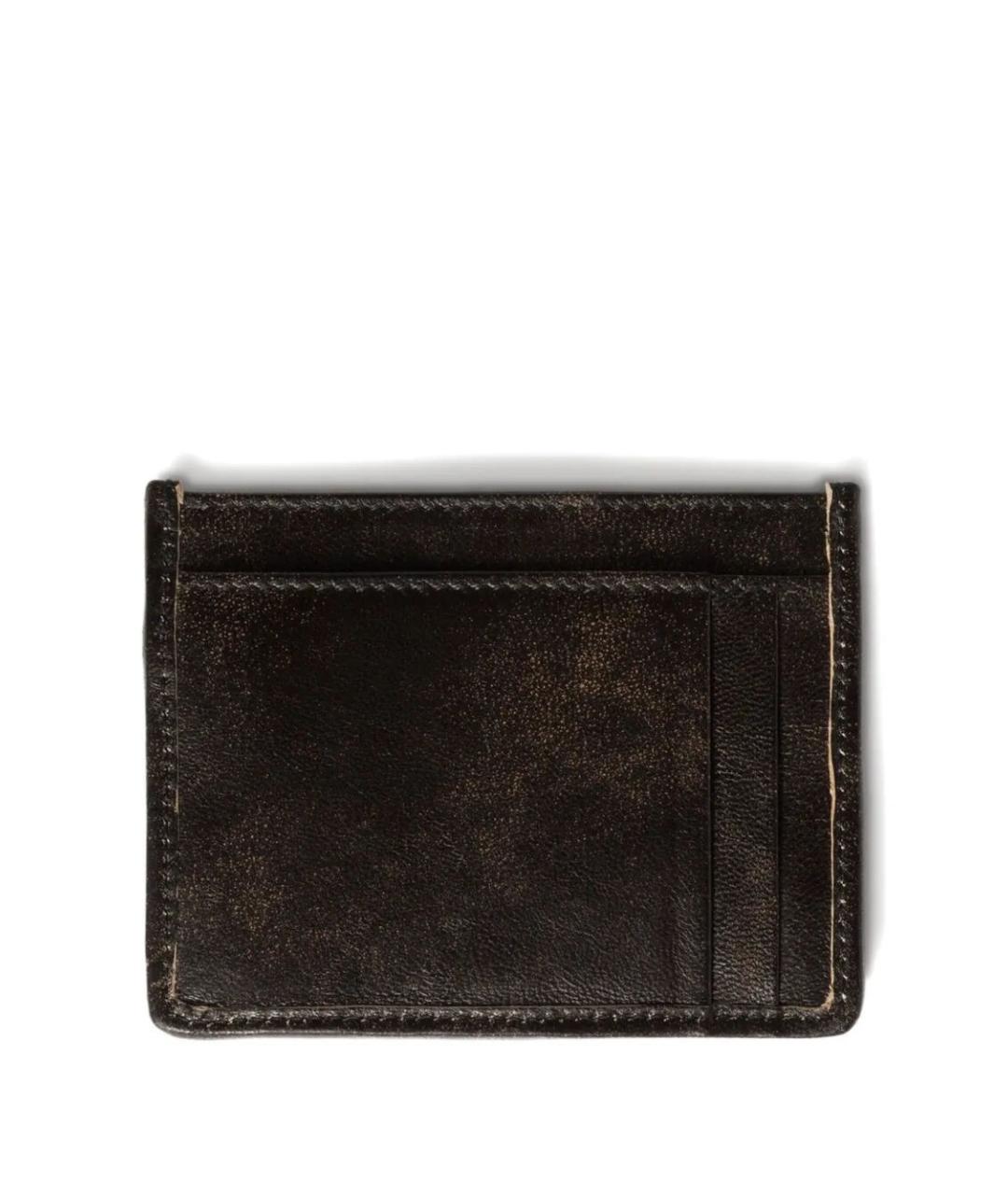 MIU MIU Коричневый кожаный кардхолдер, фото 2