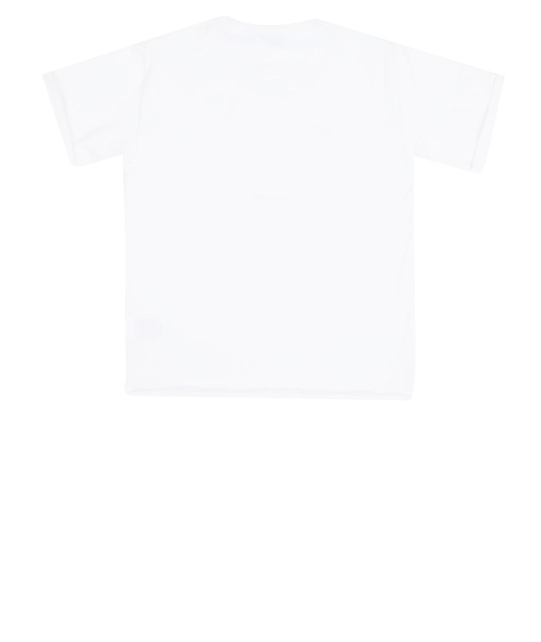 SAINT LAURENT Белая хлопковая футболка, фото 2