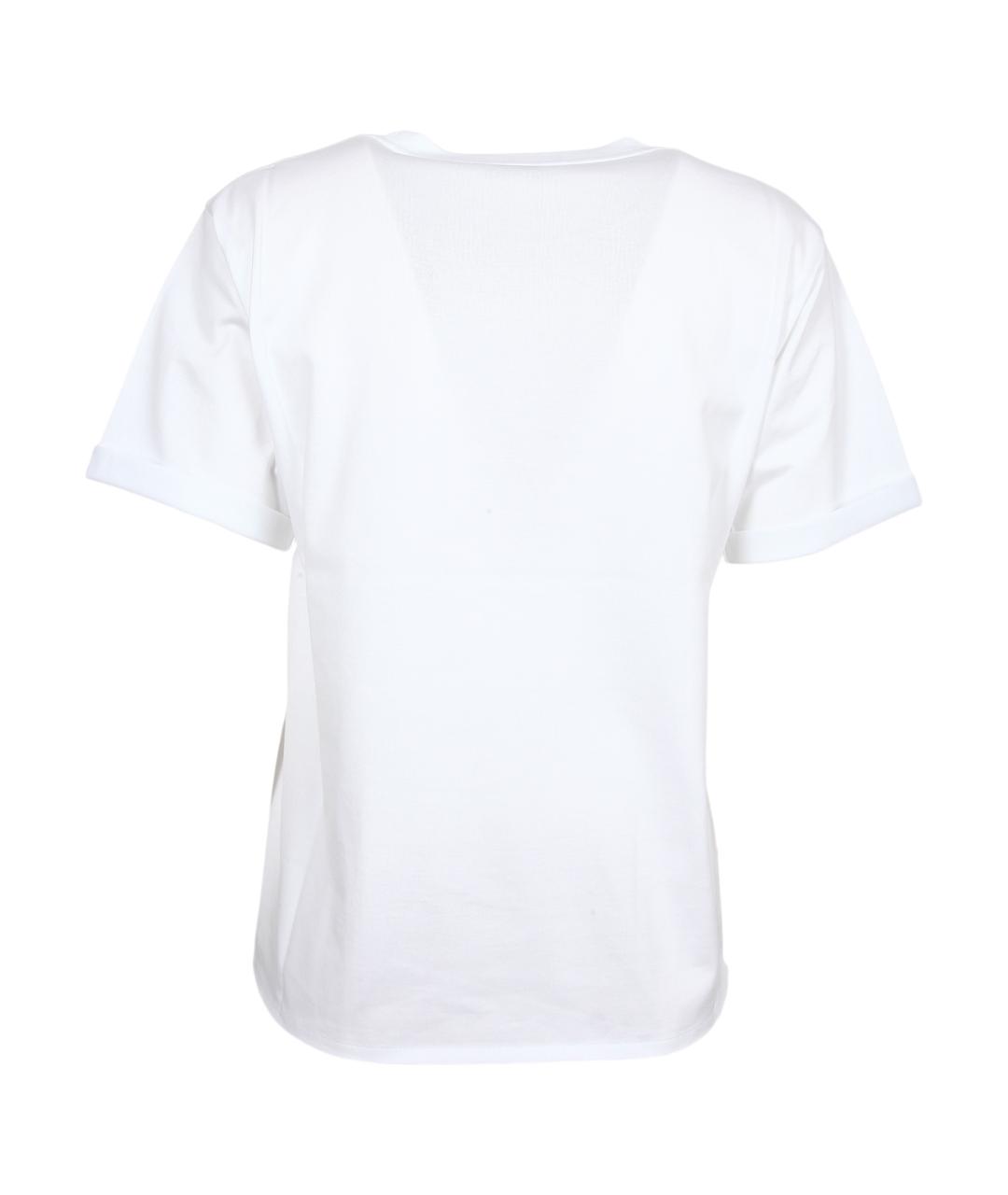 SAINT LAURENT Белая хлопковая футболка, фото 5