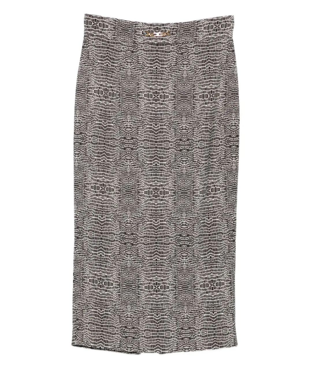 ELISABETTA FRANCHI Мульти вискозная юбка миди, фото 1