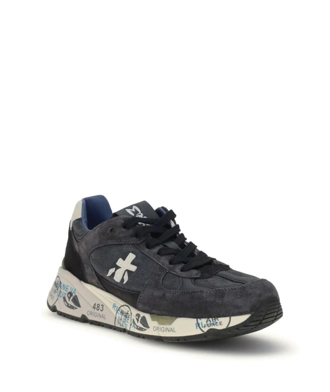 PREMIATA Мульти кожаные низкие кроссовки / кеды, фото 2