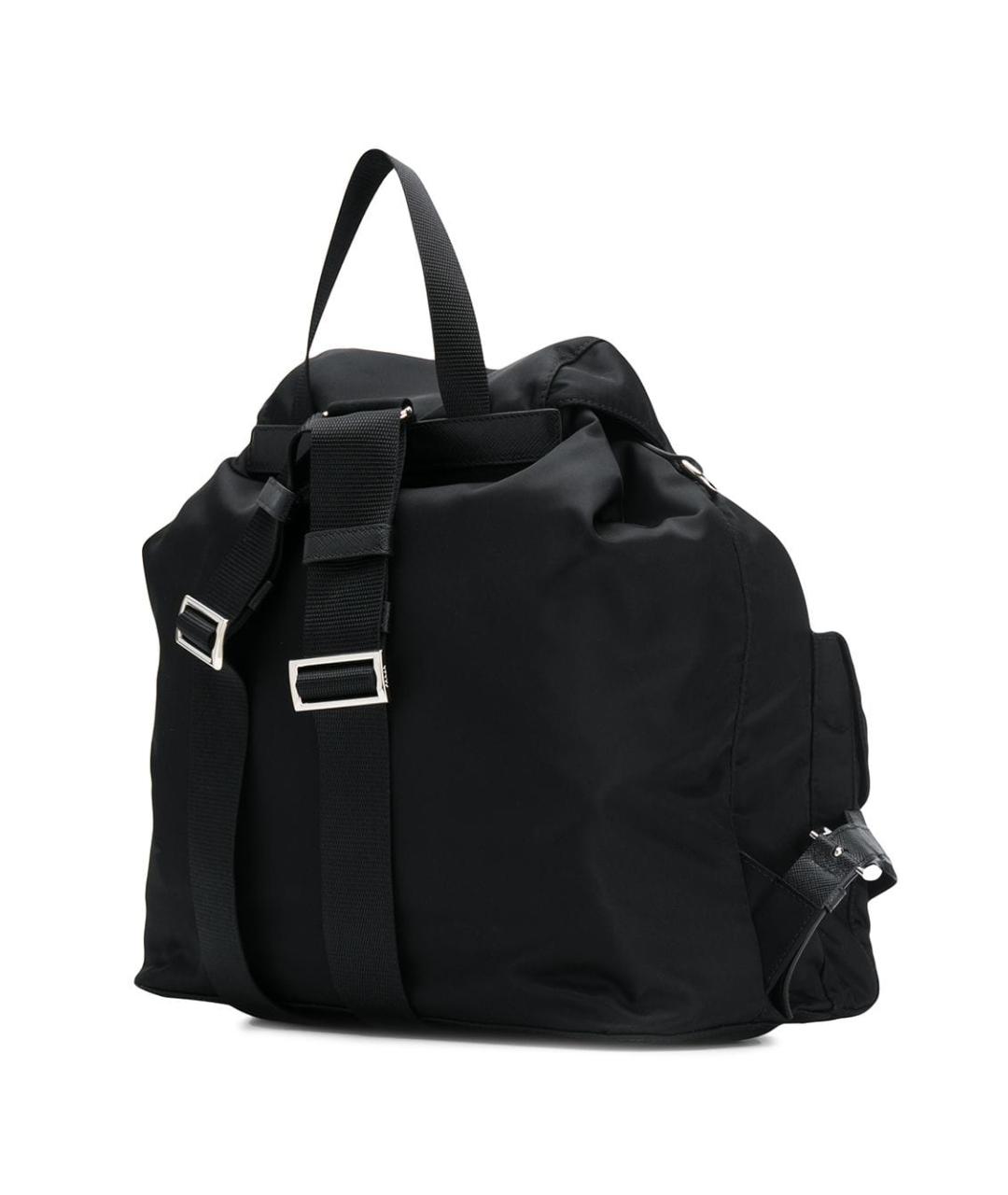 PRADA Черный синтетический рюкзак, фото 3