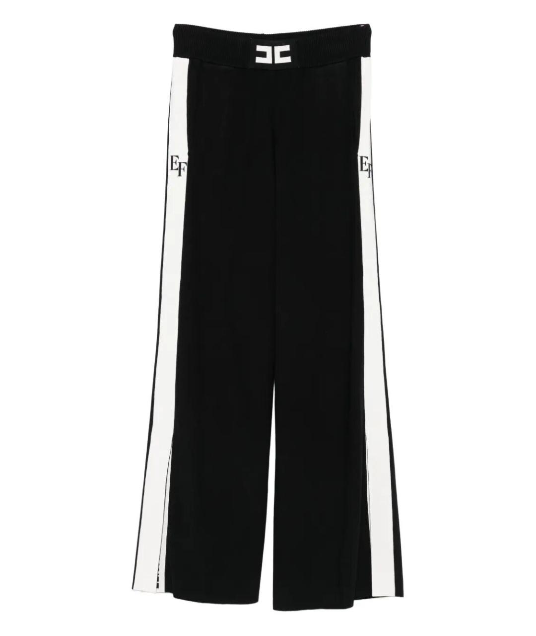 ELISABETTA FRANCHI Черные прямые джинсы, фото 1