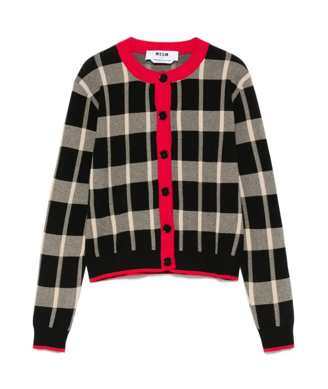 MSGM Мульти шерстяной кардиган, фото 1