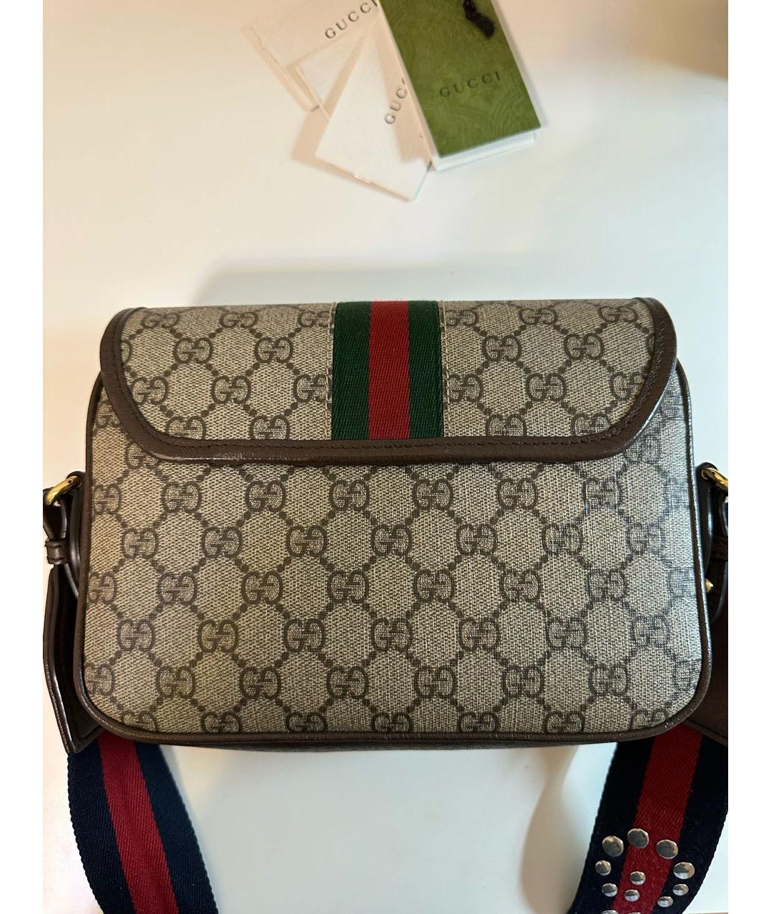 GUCCI Бежевая сумка через плечо, фото 3