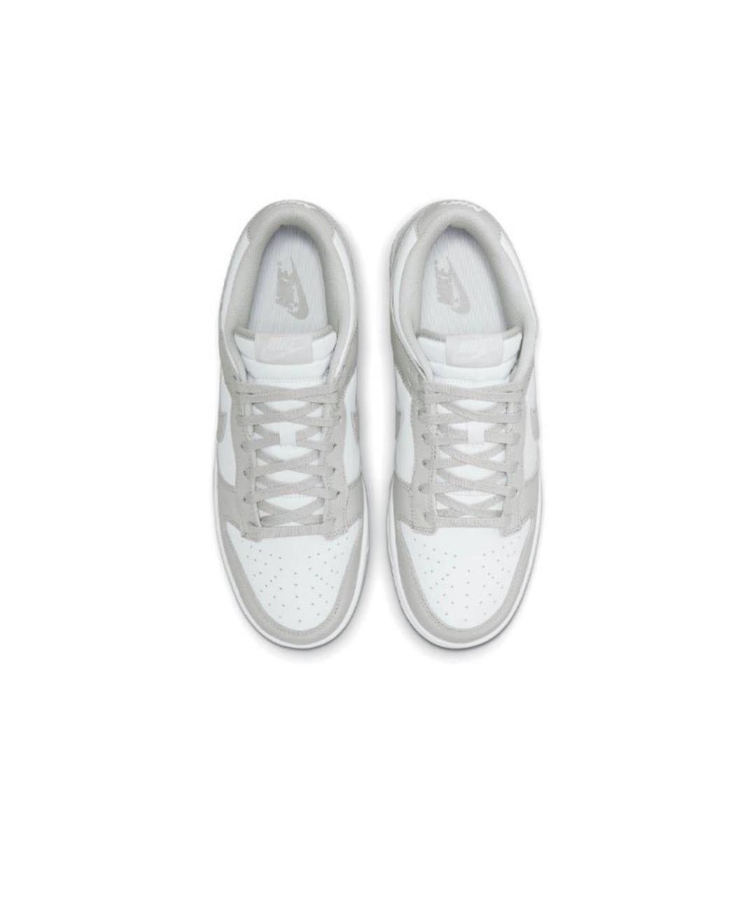 NIKE Серые кожаные низкие кроссовки / кеды, фото 2