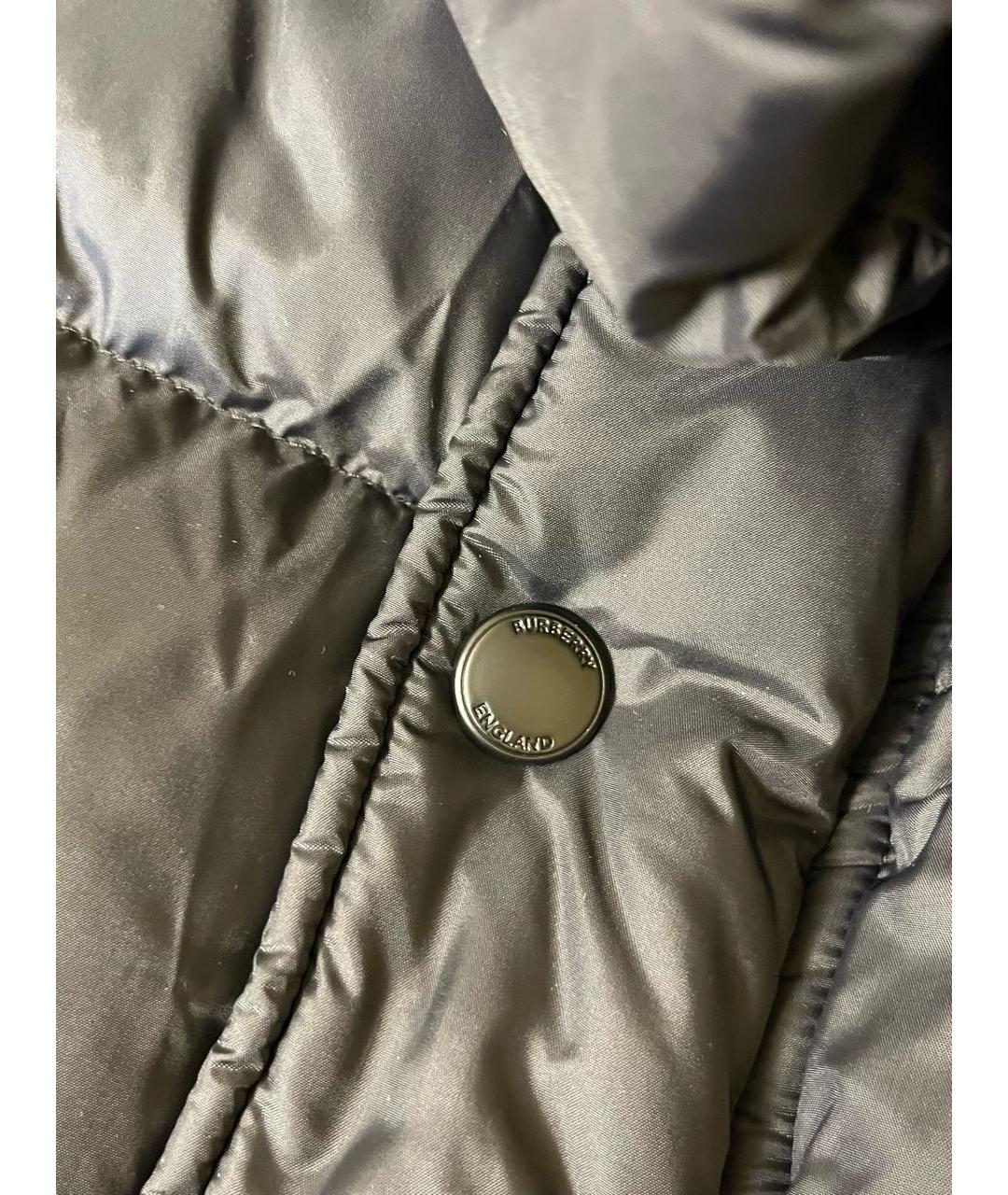 BURBERRY Черный пуховик, фото 4