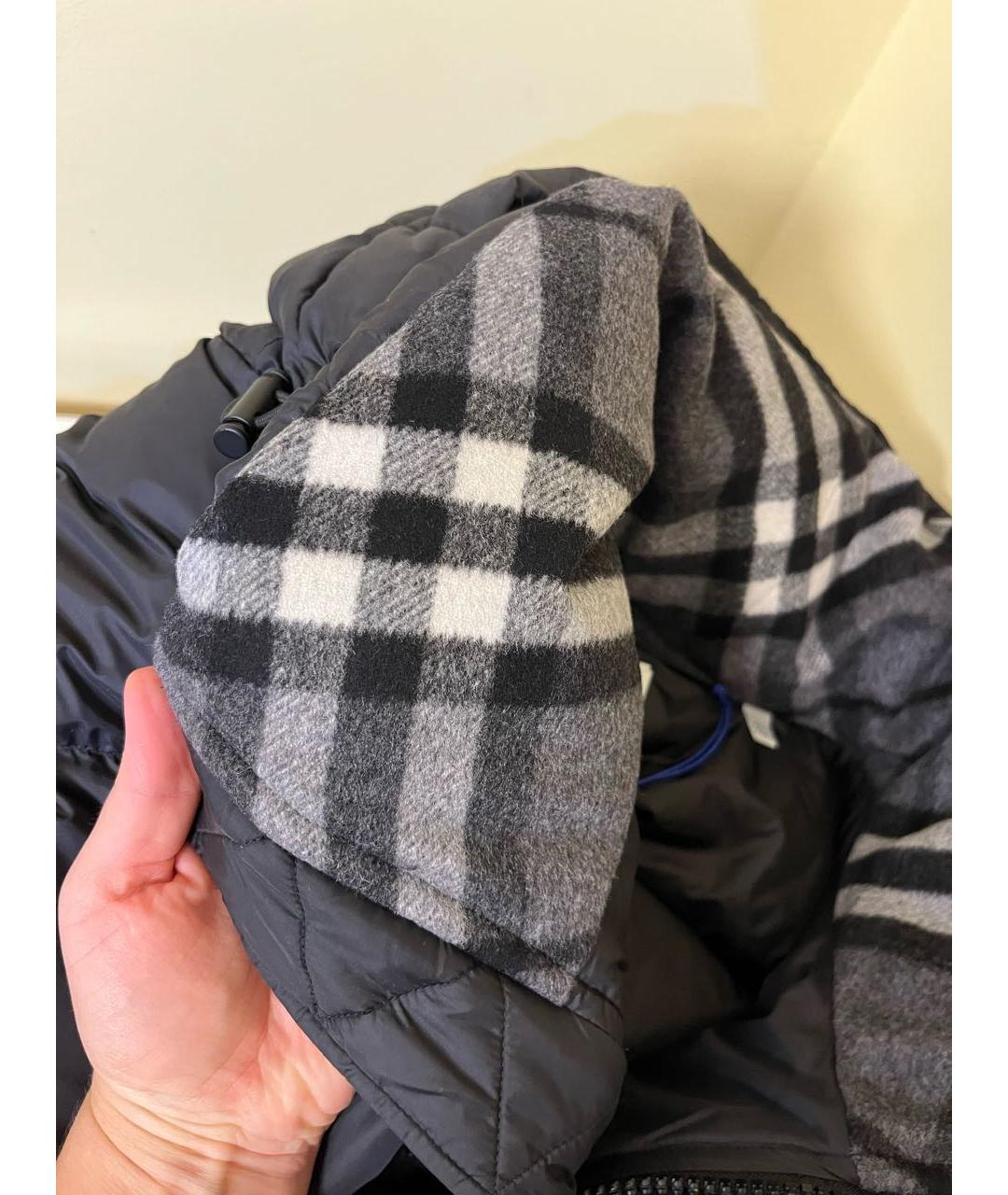 BURBERRY Черный пуховик, фото 5