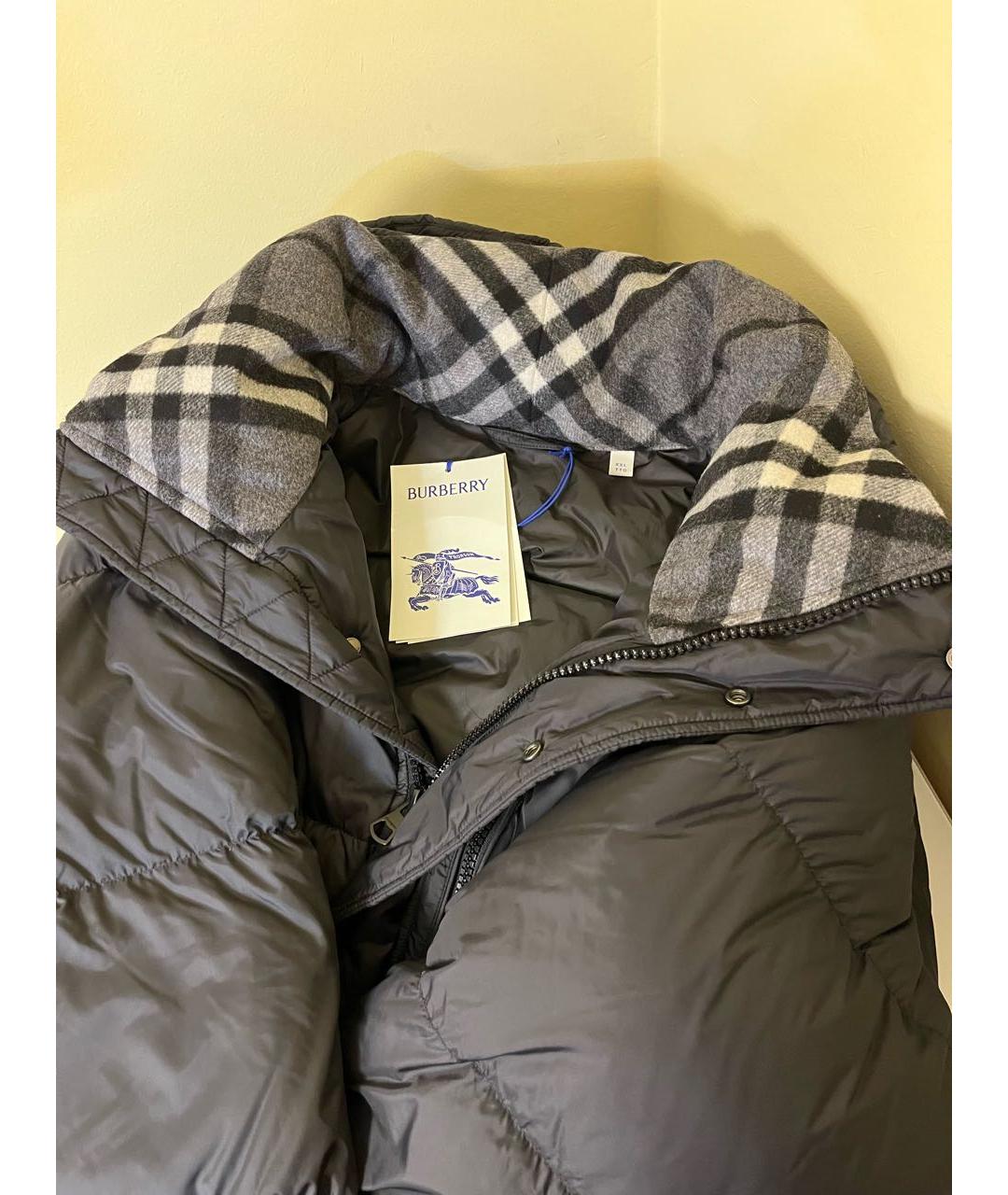 BURBERRY Черный пуховик, фото 7