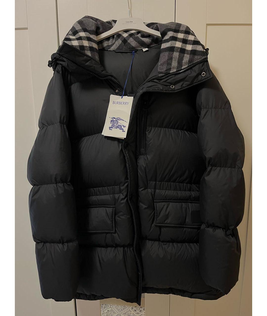 BURBERRY Черный пуховик, фото 9