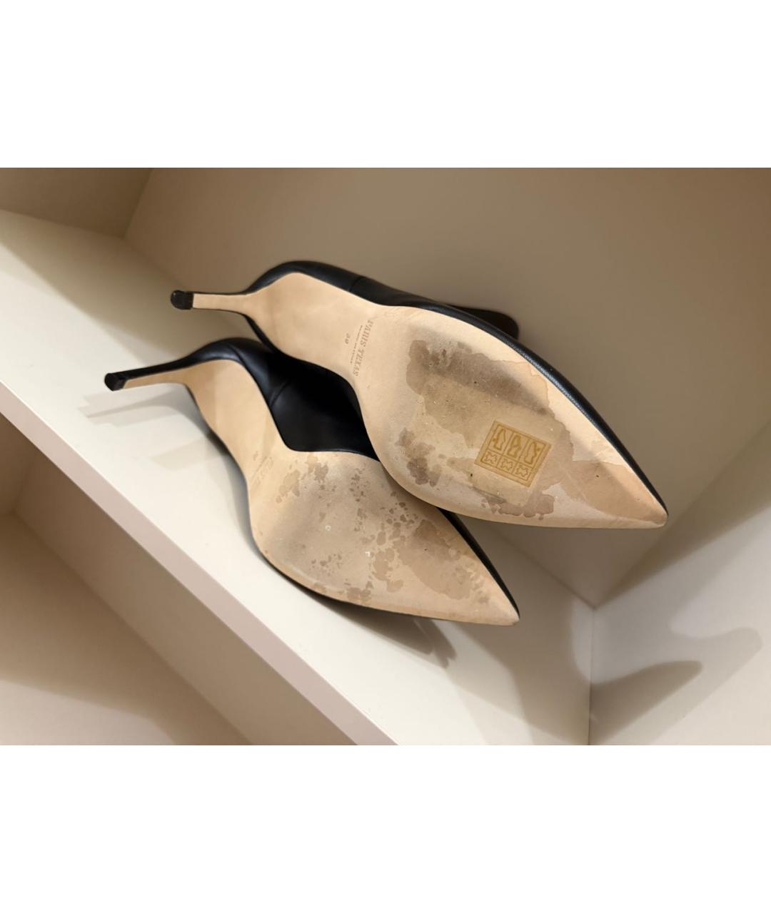 PARIS TEXAS Черные кожаные ботильоны, фото 4