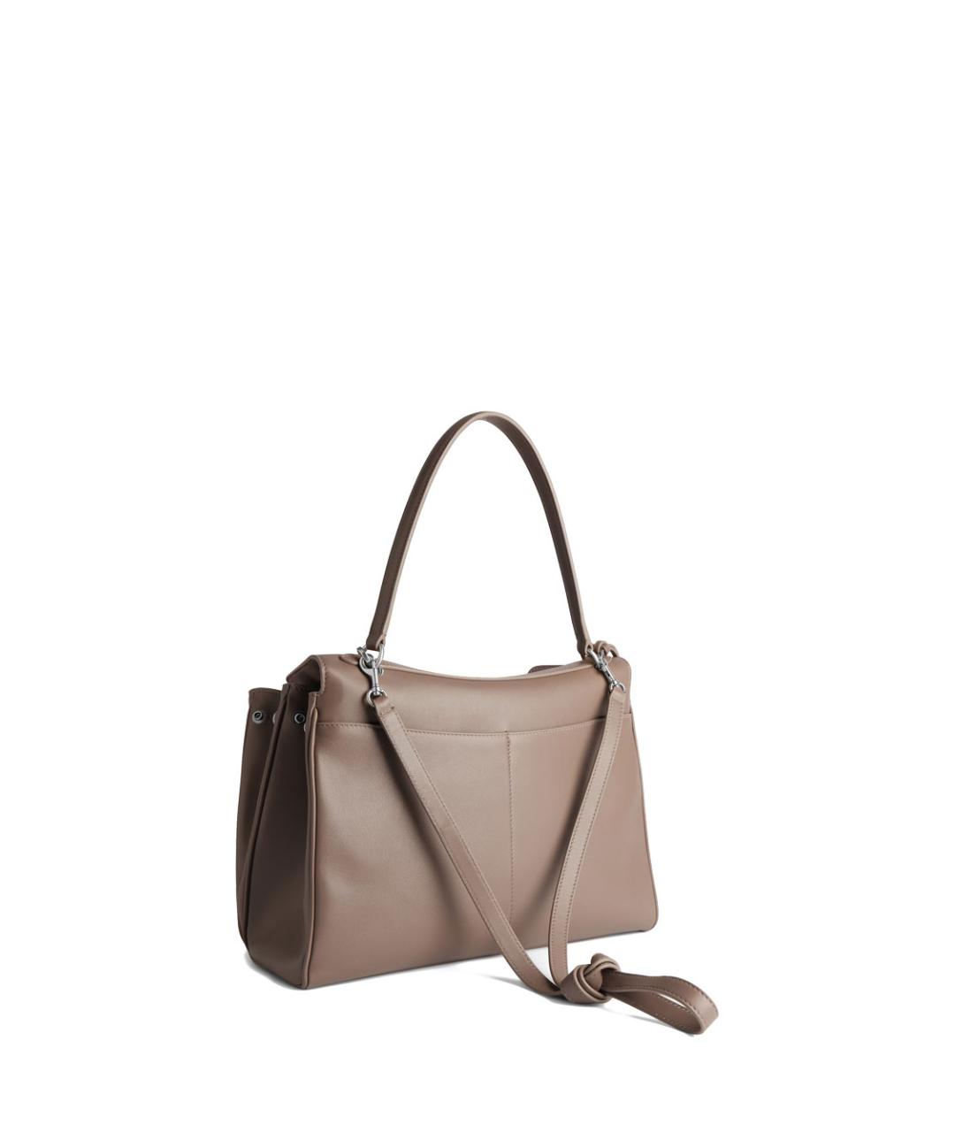 BALENCIAGA Бежевая кожаная сумка тоут, фото 4