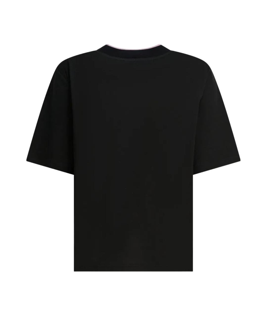 PUCCI Черная хлопковая футболка, фото 2