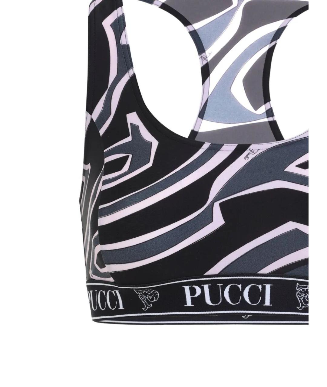 PUCCI Антрацитовый бюстгалтеры, фото 2