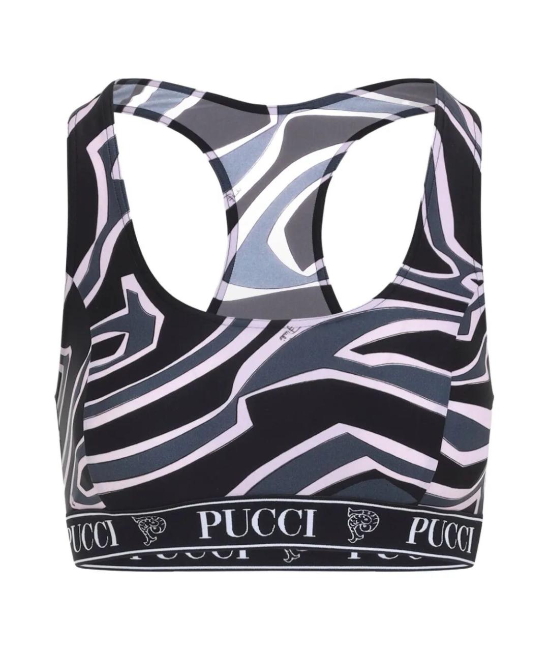 PUCCI Антрацитовый бюстгалтеры, фото 1