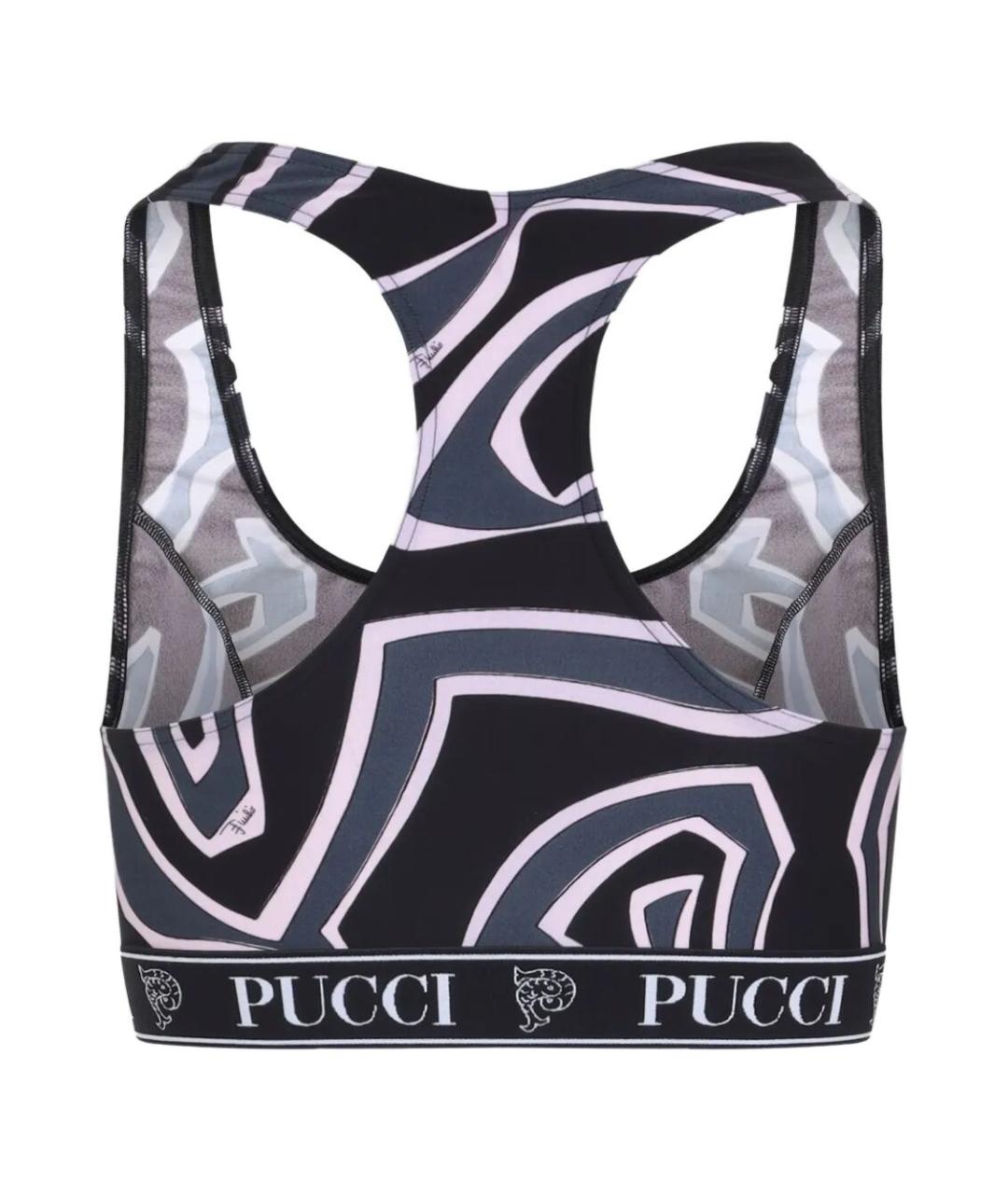PUCCI Антрацитовый бюстгалтеры, фото 3