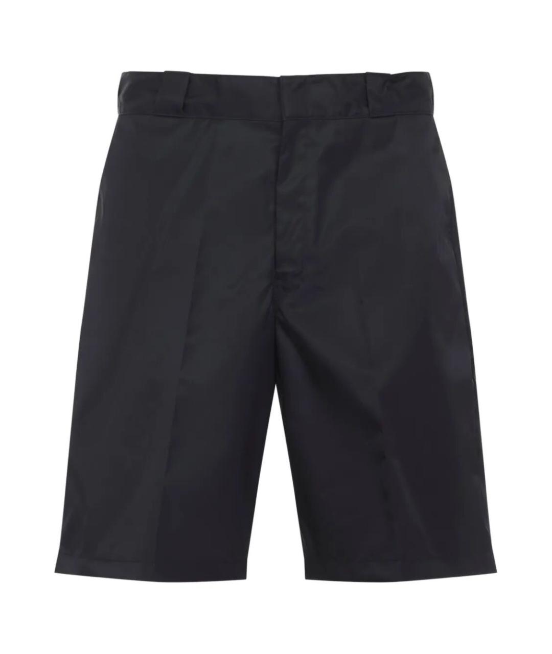 PRADA Черные полиамидовые шорты, фото 1