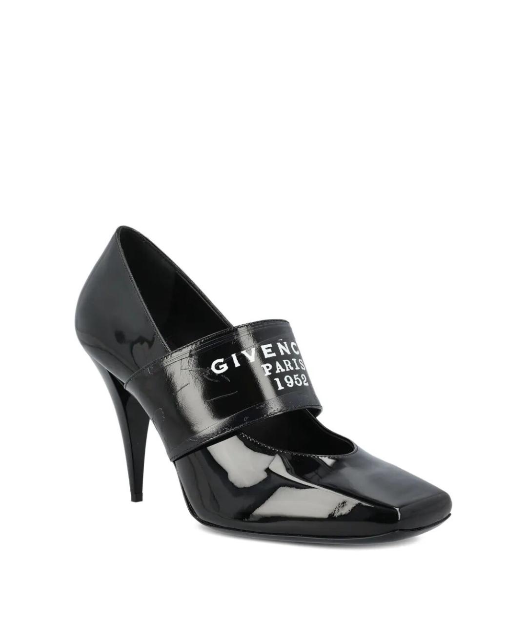 GIVENCHY Черные туфли из лакированной кожи, фото 4