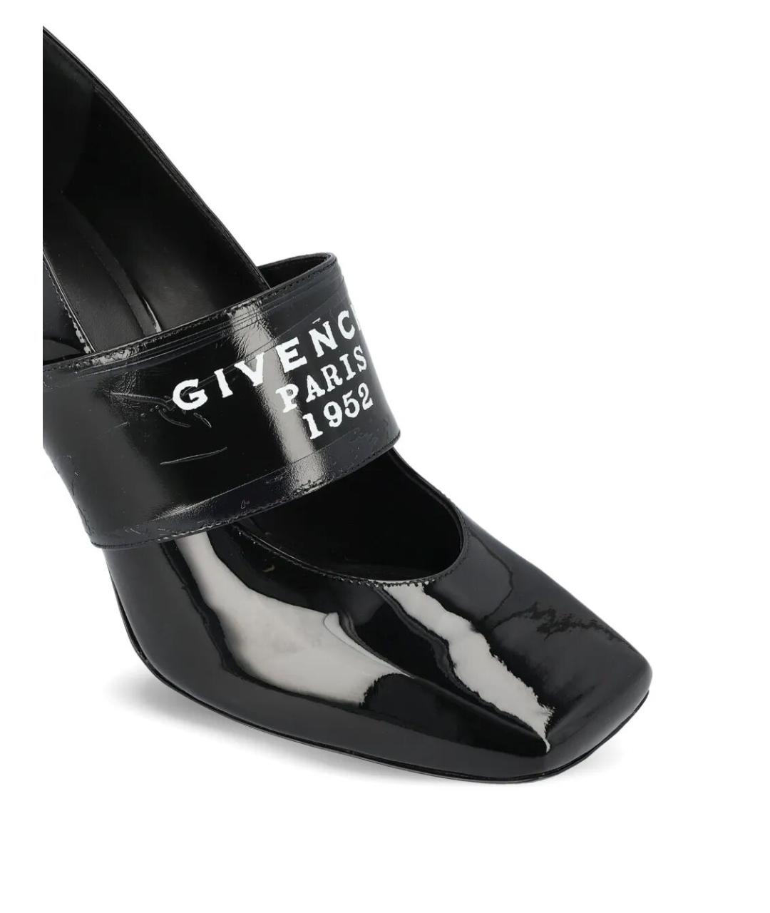 GIVENCHY Черные туфли из лакированной кожи, фото 2