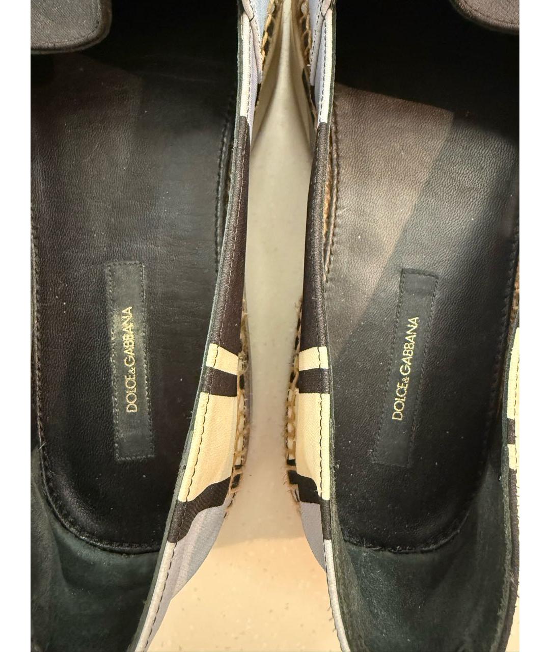 DOLCE&GABBANA Мульти текстильные эспадрильи, фото 5