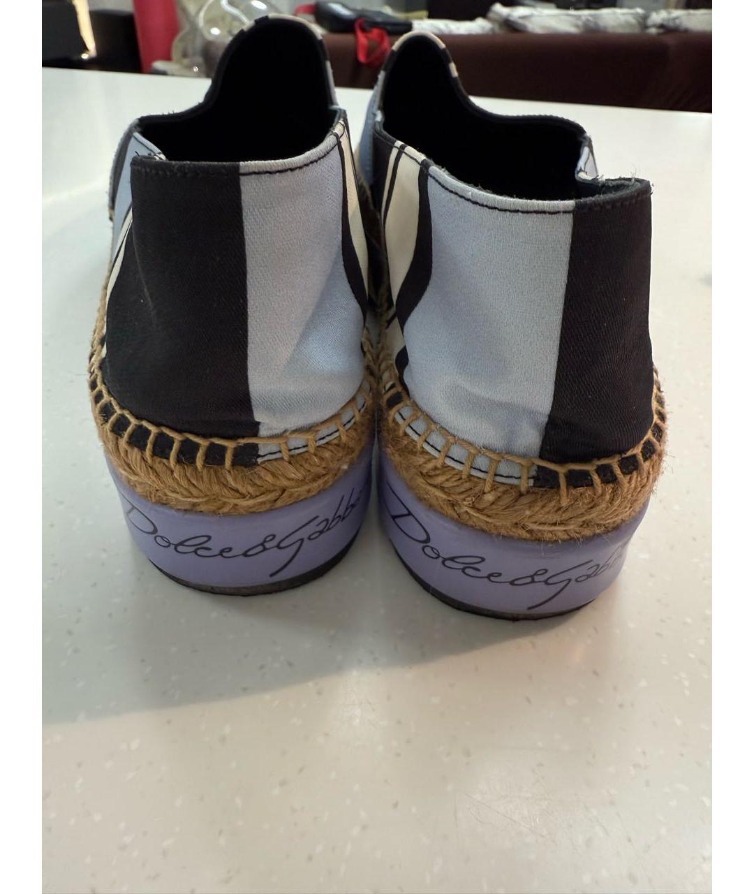 DOLCE&GABBANA Мульти текстильные эспадрильи, фото 4