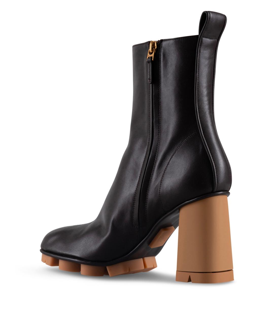 BOTTEGA VENETA Коричневые кожаные ботинки, фото 2