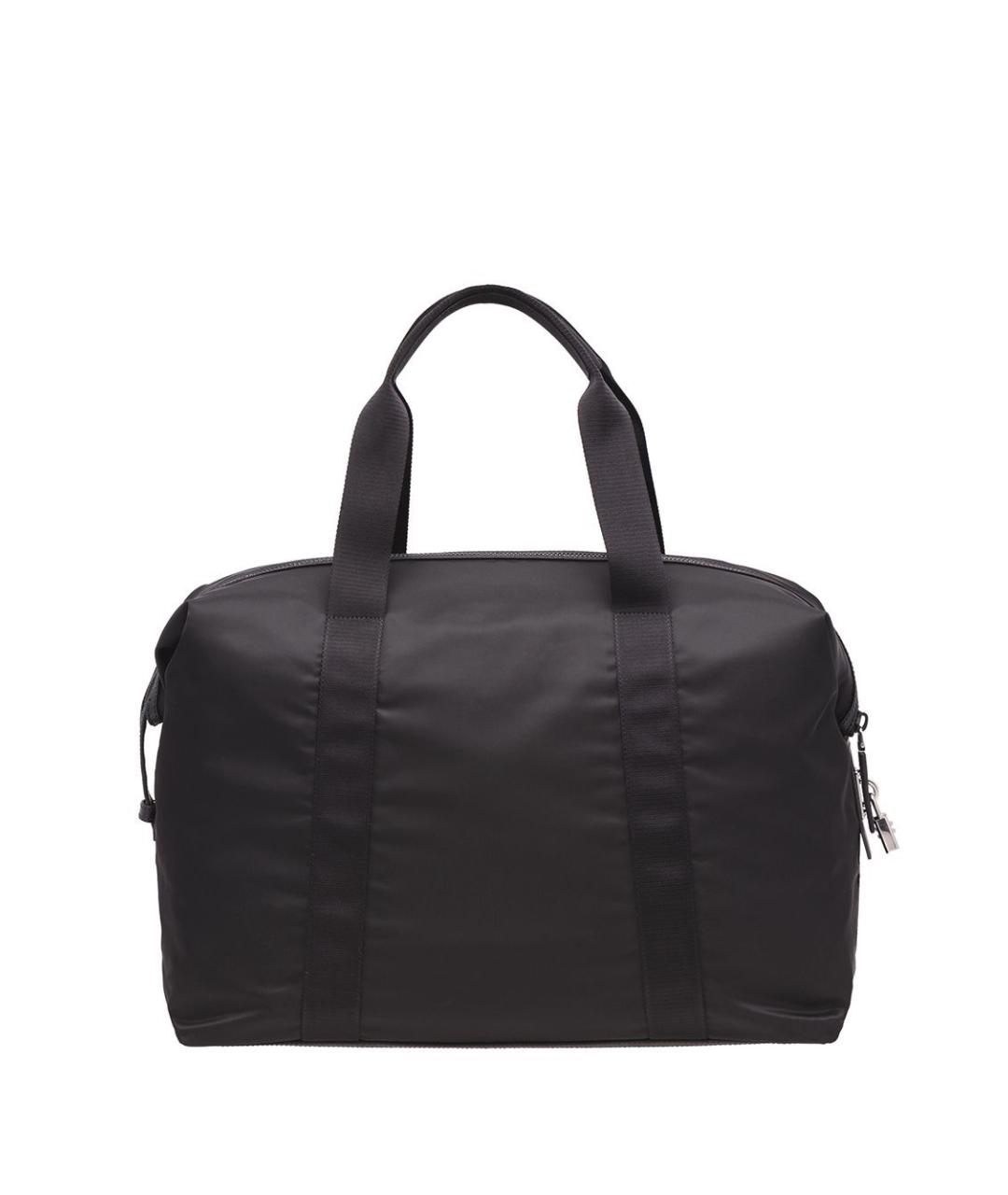 PRADA Черная синтетическая сумка тоут, фото 3