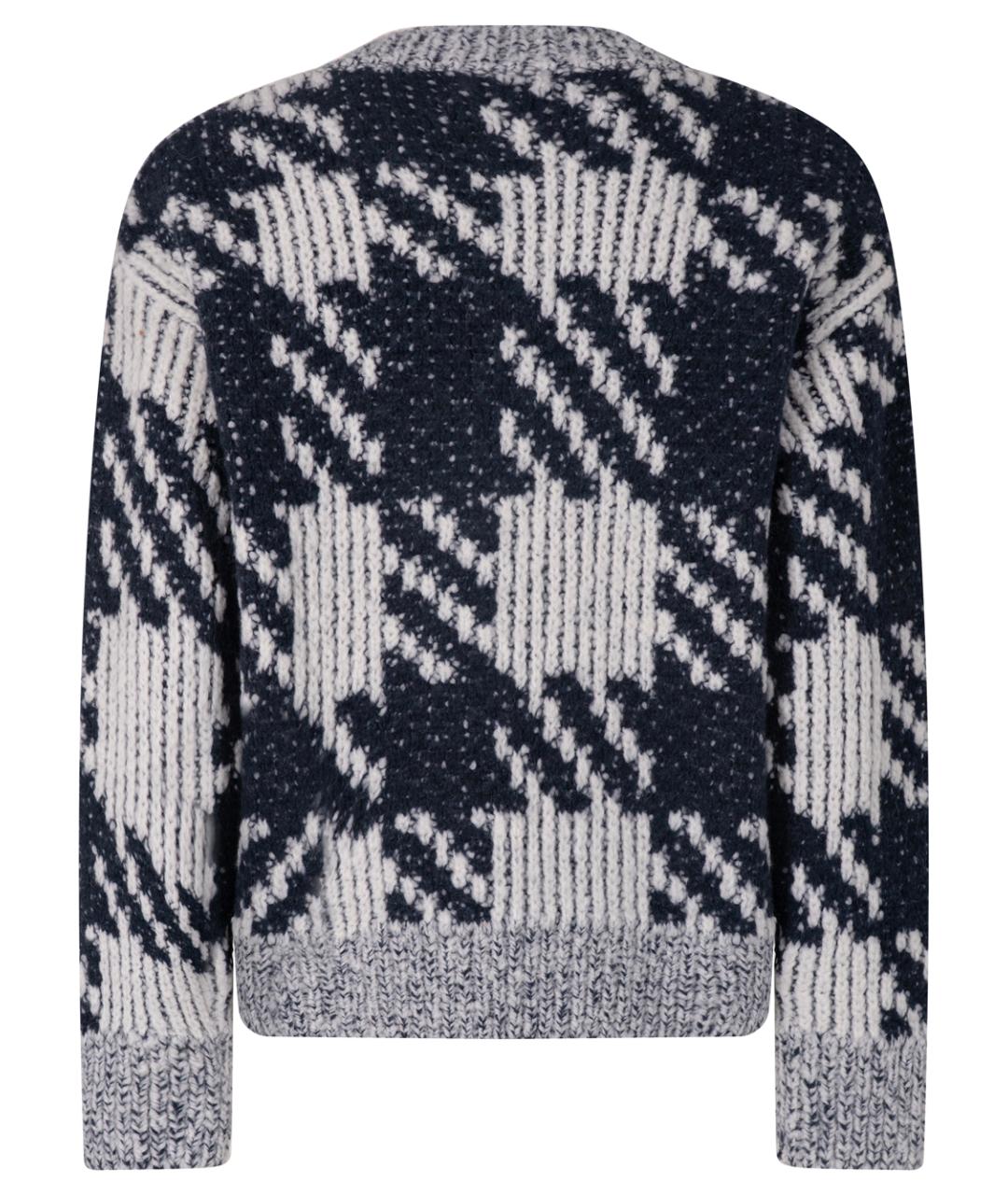 DRIES VAN NOTEN Серый шерстяной джемпер / свитер, фото 2