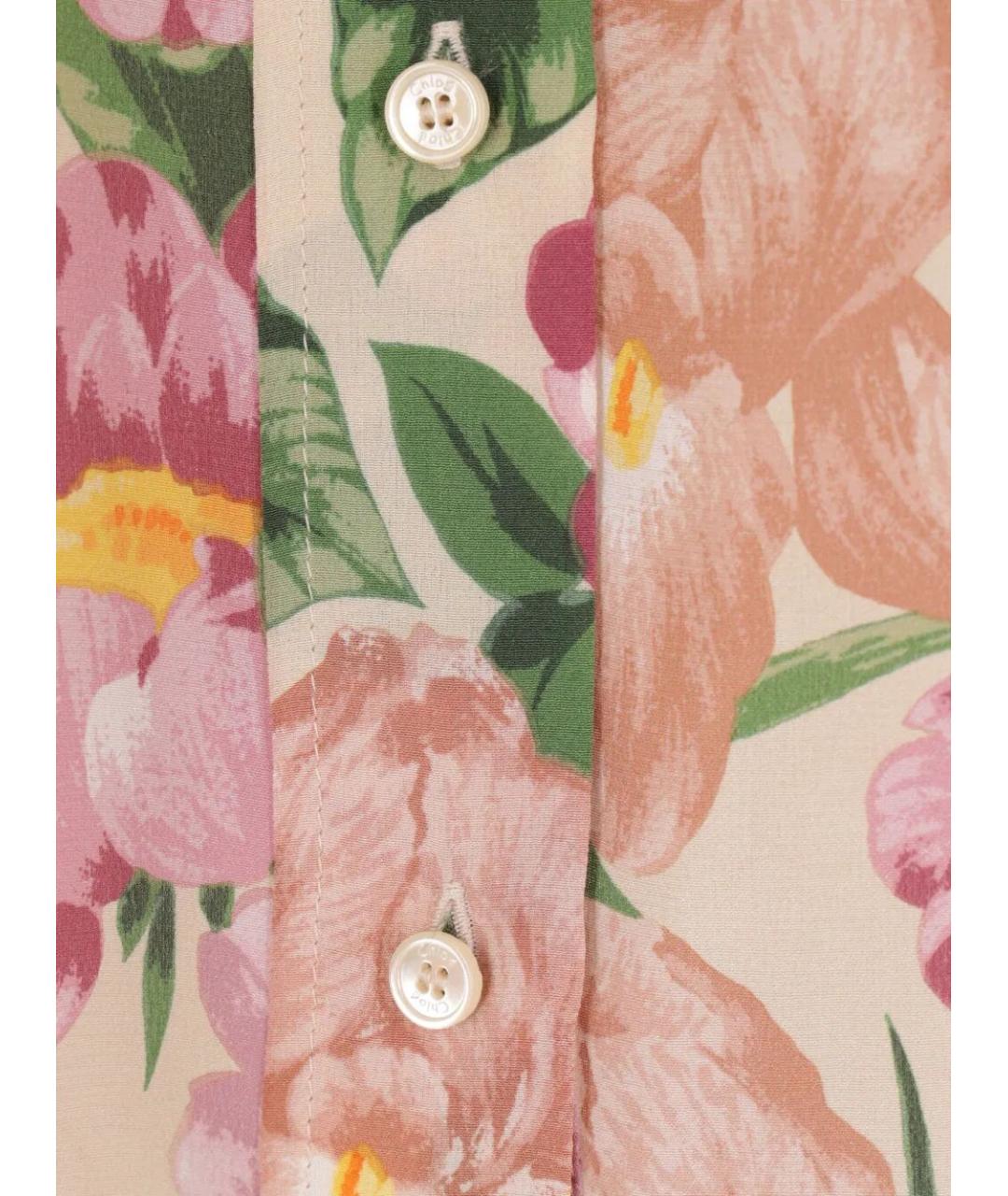 CHLOE Мульти шелковая блузы, фото 4