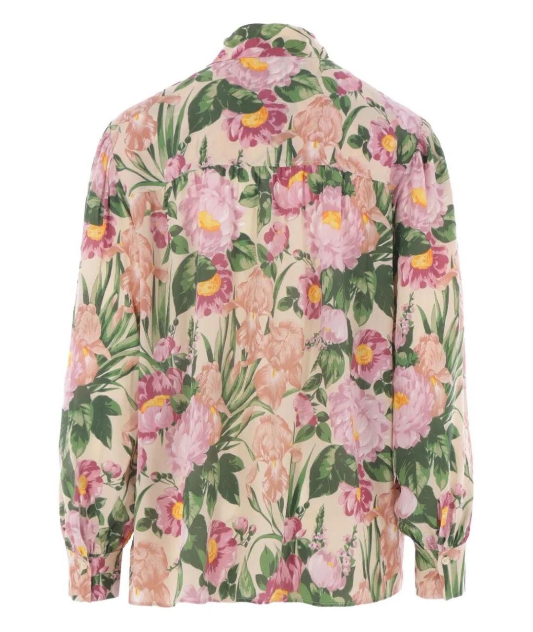 CHLOE Мульти шелковая блузы, фото 2