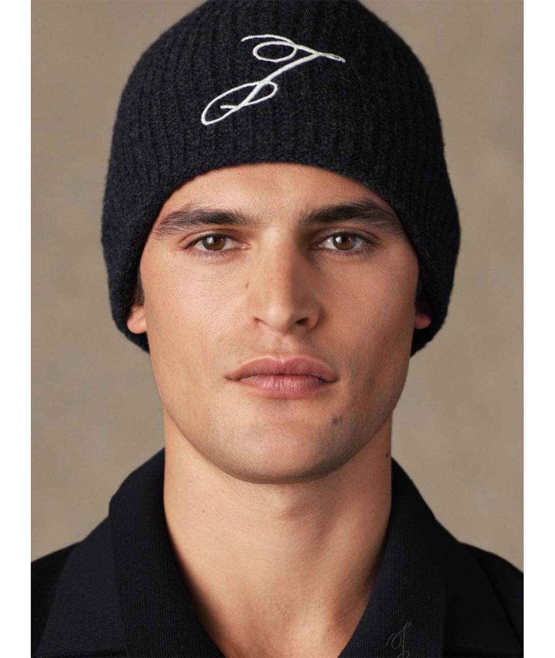 JACQUEMUS Антрацитовая шерстяная шапка, фото 2