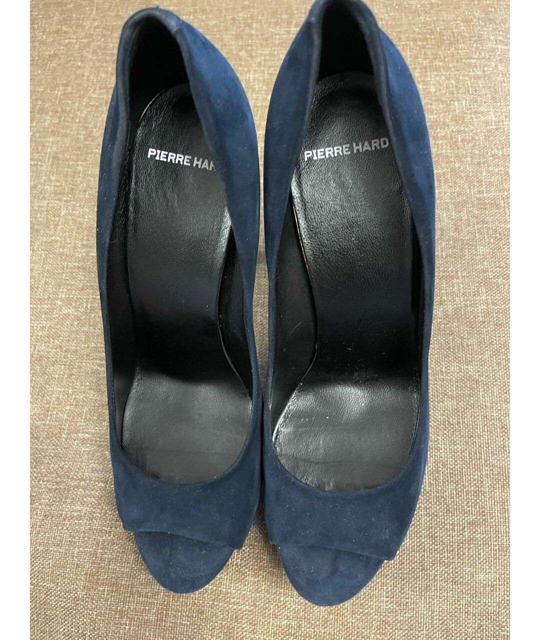PIERRE HARDY Темно-синие замшевые туфли, фото 2