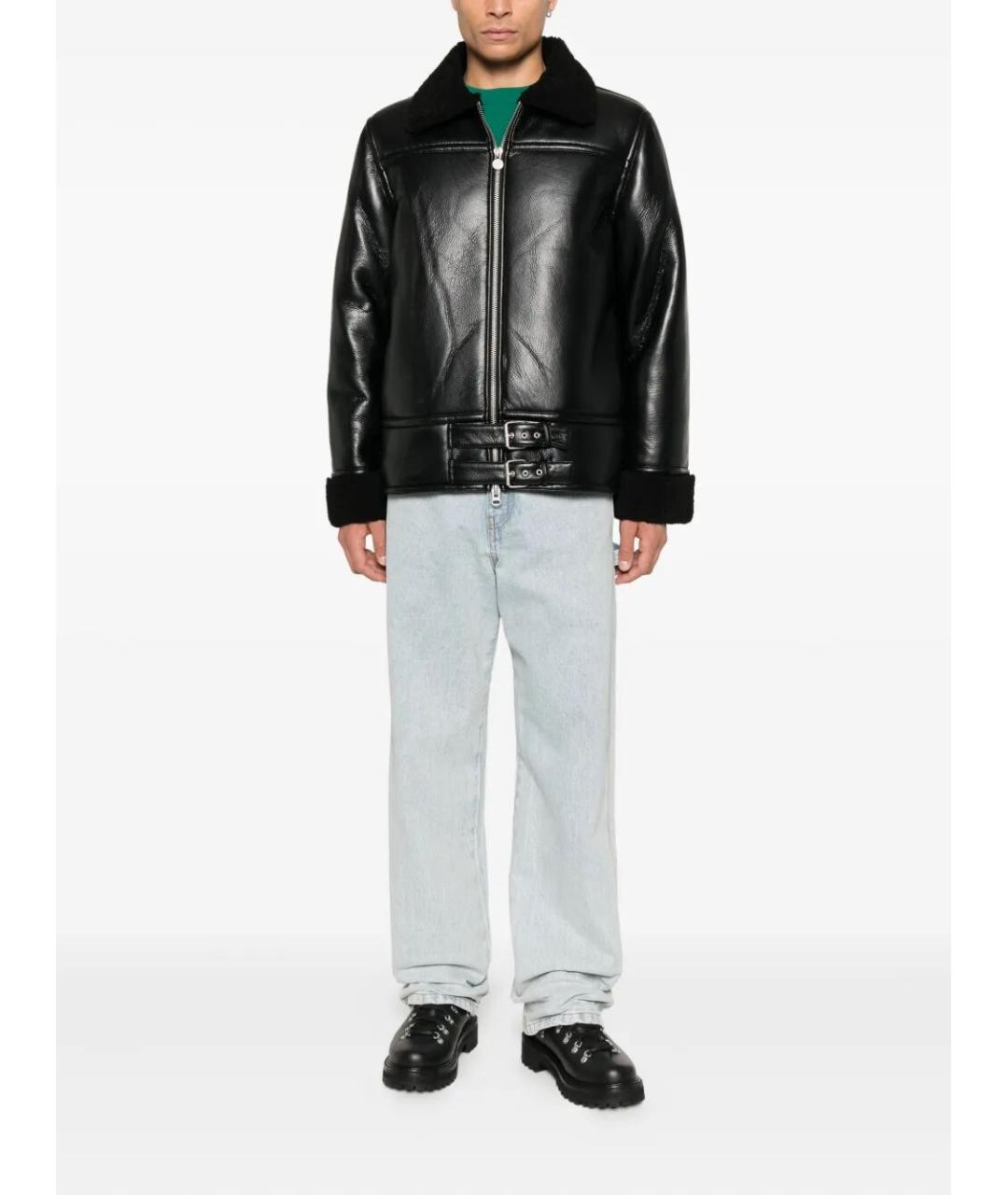 MSGM Голубые хлопковые прямые джинсы, фото 2