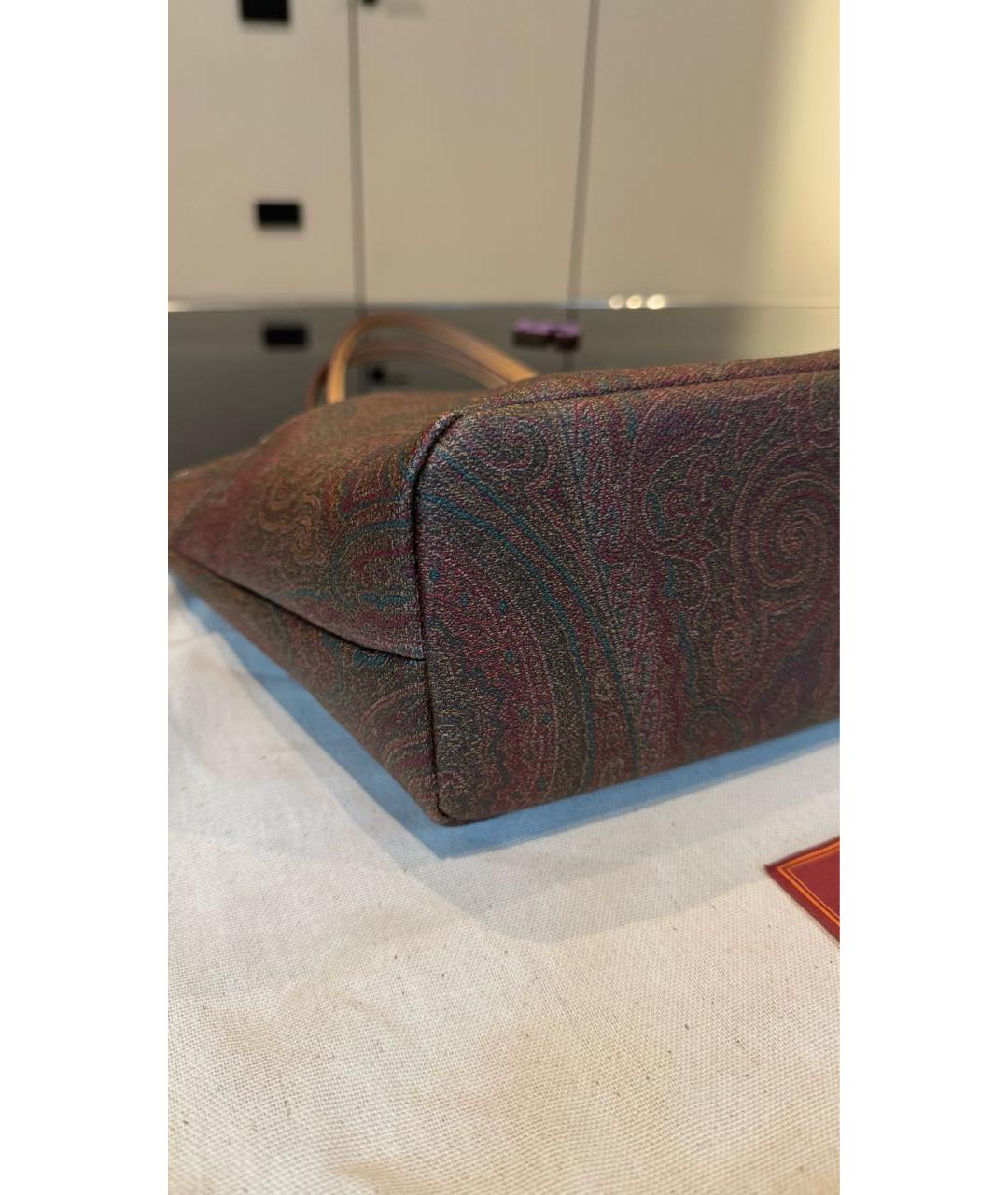 ETRO Коричневая сумка тоут, фото 3