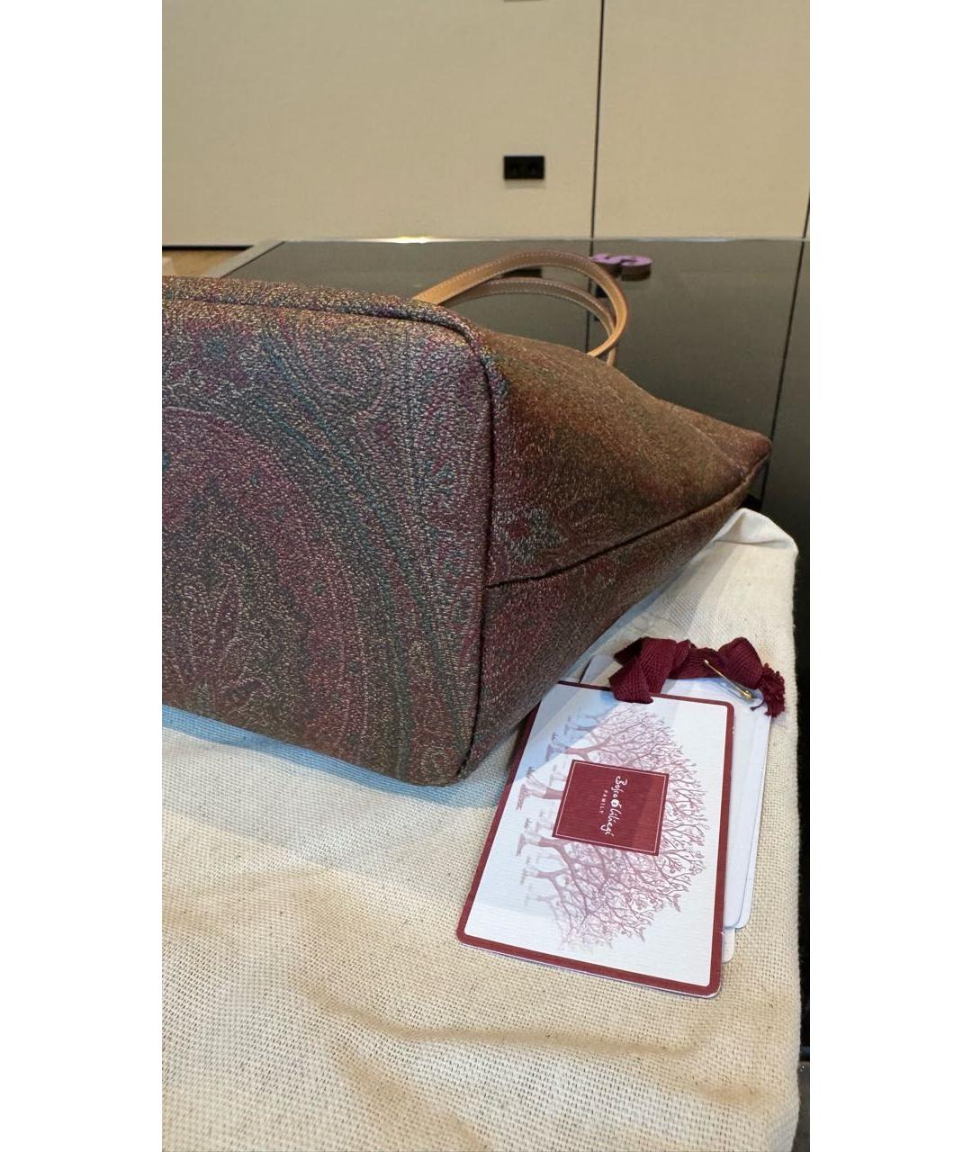 ETRO Коричневая сумка тоут, фото 4